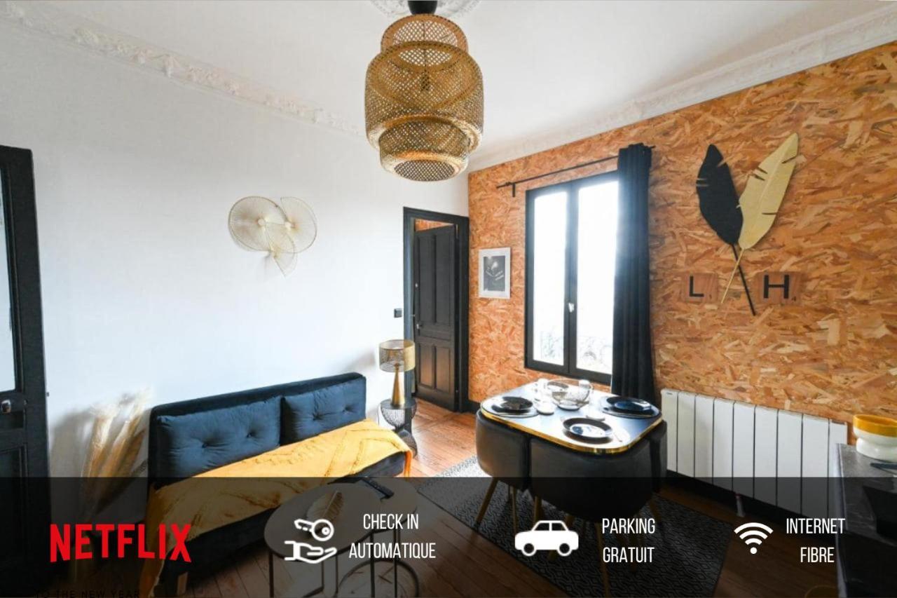 Verdun Dore - Parking Gratuit, Netflix, Balcon, Internet Fibre - 2 Ch Le Havre Luaran gambar